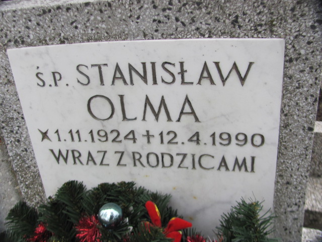 Stanisław Olma 1924 Wilamowice - Grobonet - Wyszukiwarka osób pochowanych