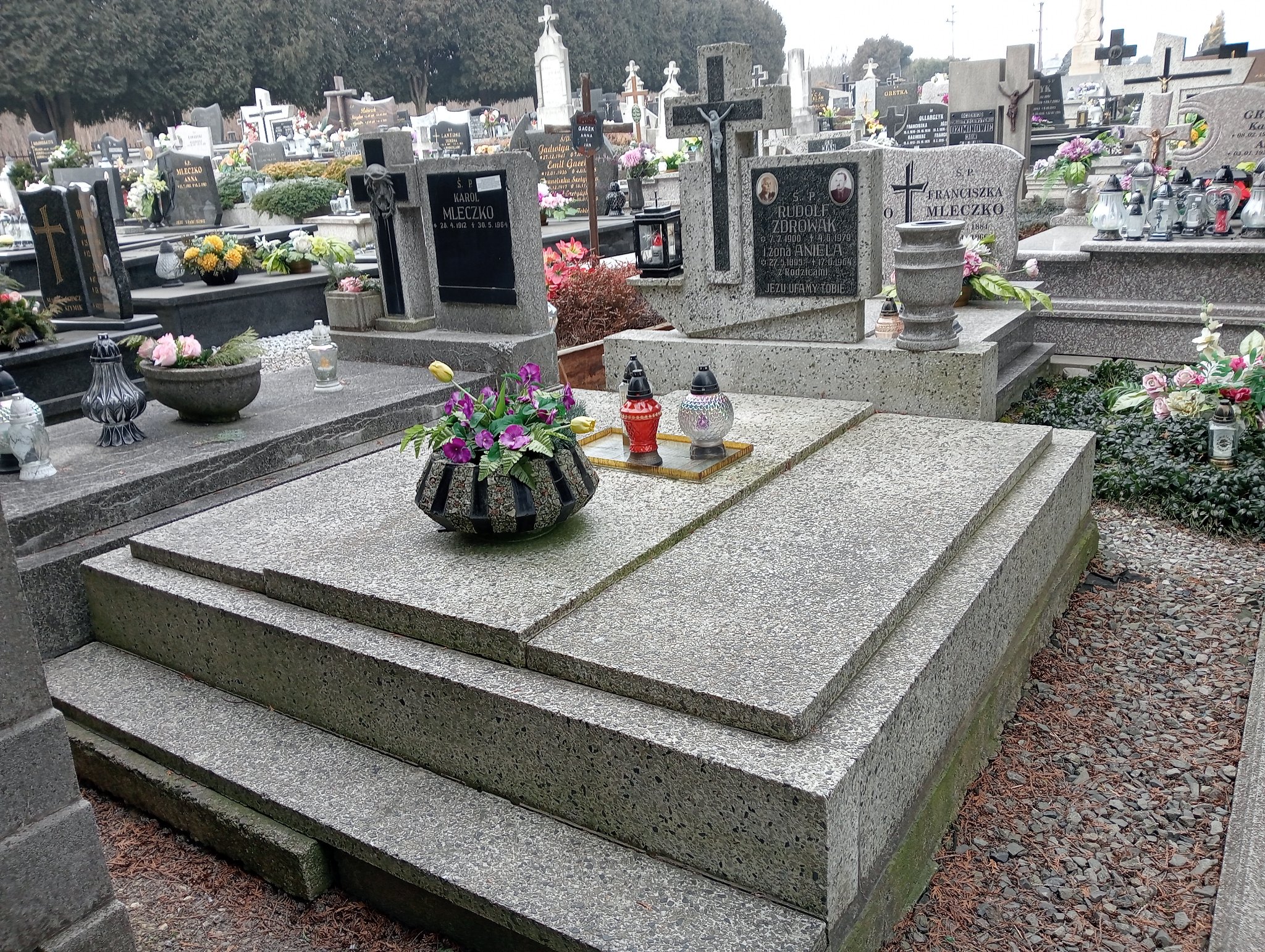 Grób Rudolf Zdrowak