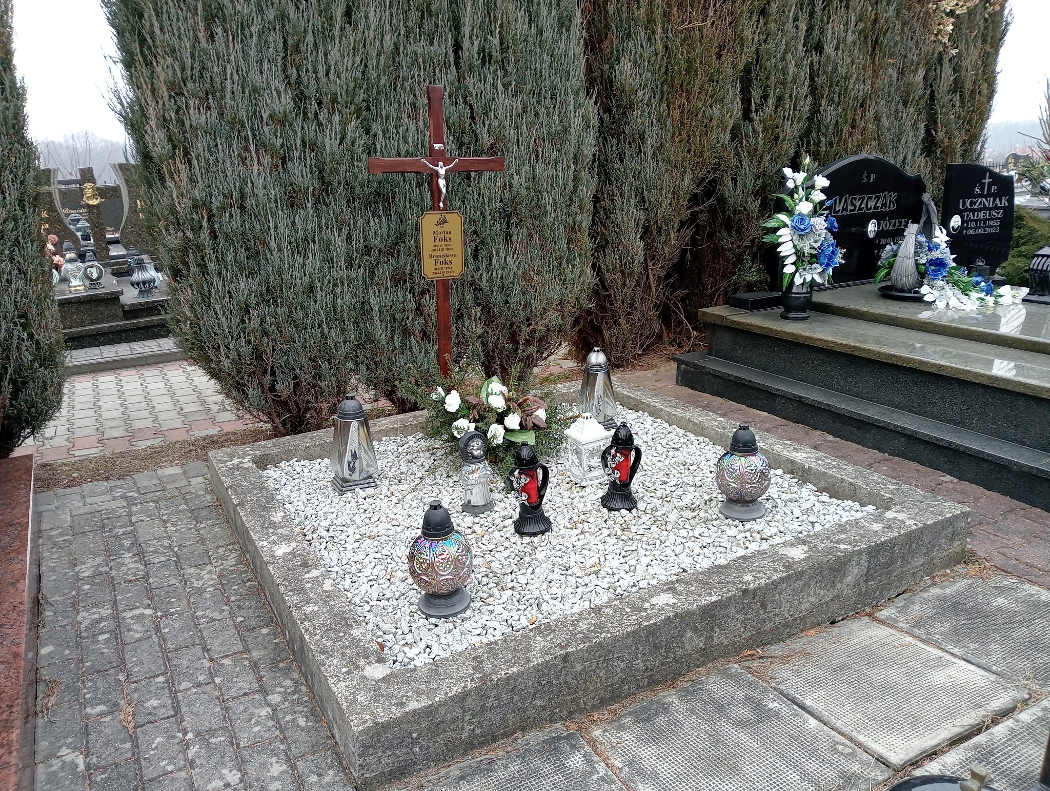 Grób Bronisława Foks