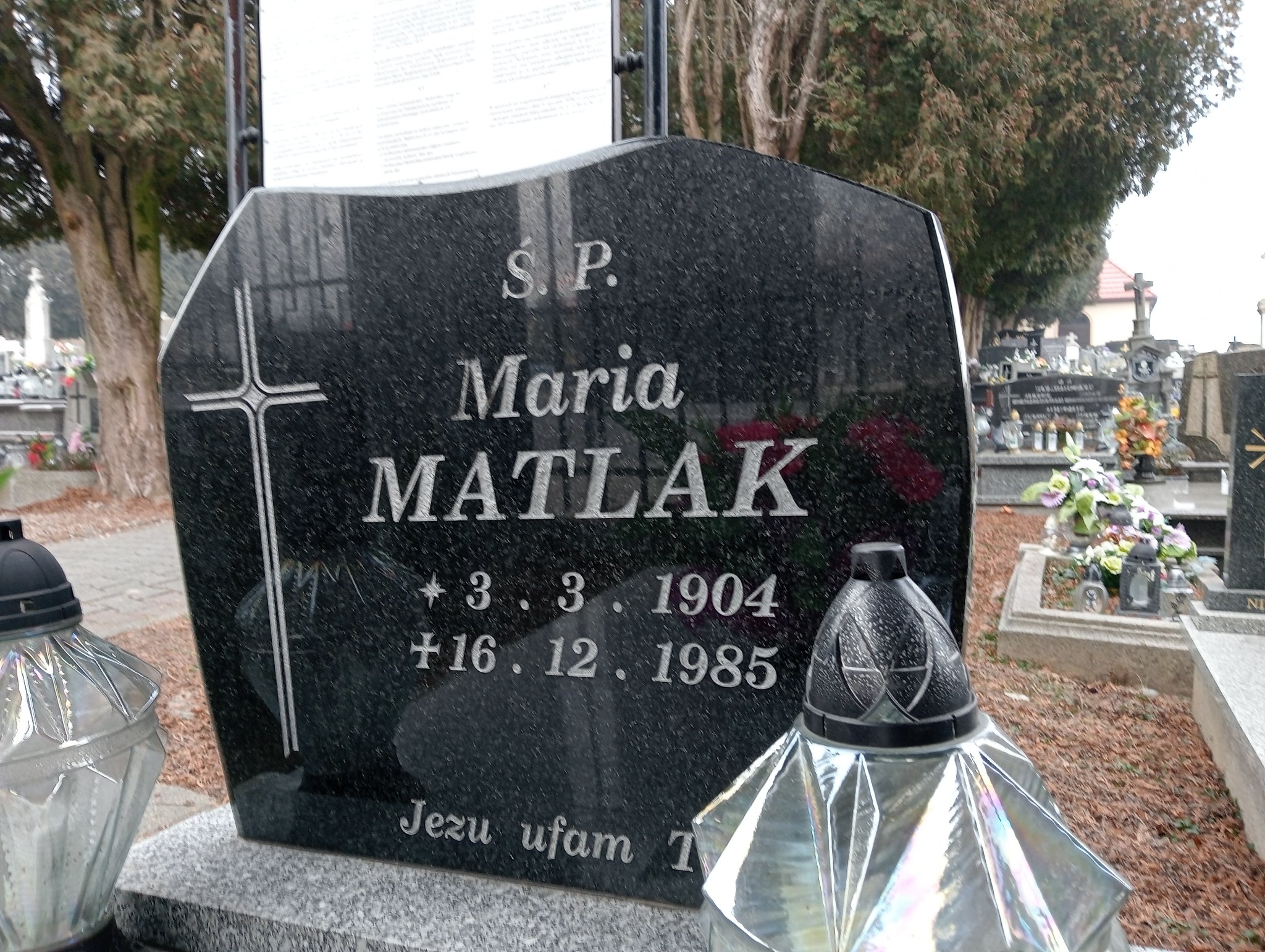 Maria Matlak 1904 Wilamowice - Grobonet - Wyszukiwarka osób pochowanych