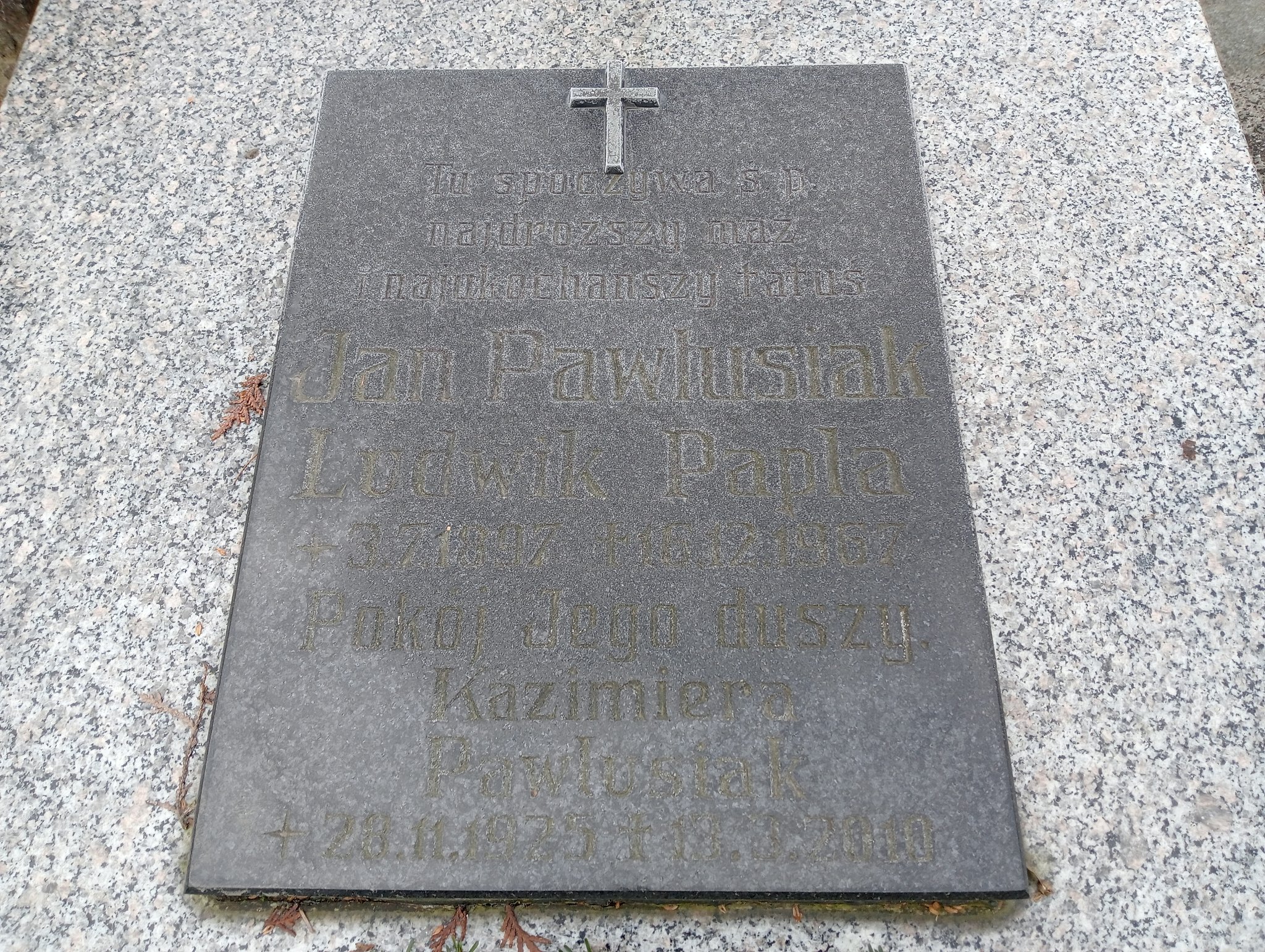 Ludwik Papla 1899 Wilamowice - Grobonet - Wyszukiwarka osób pochowanych