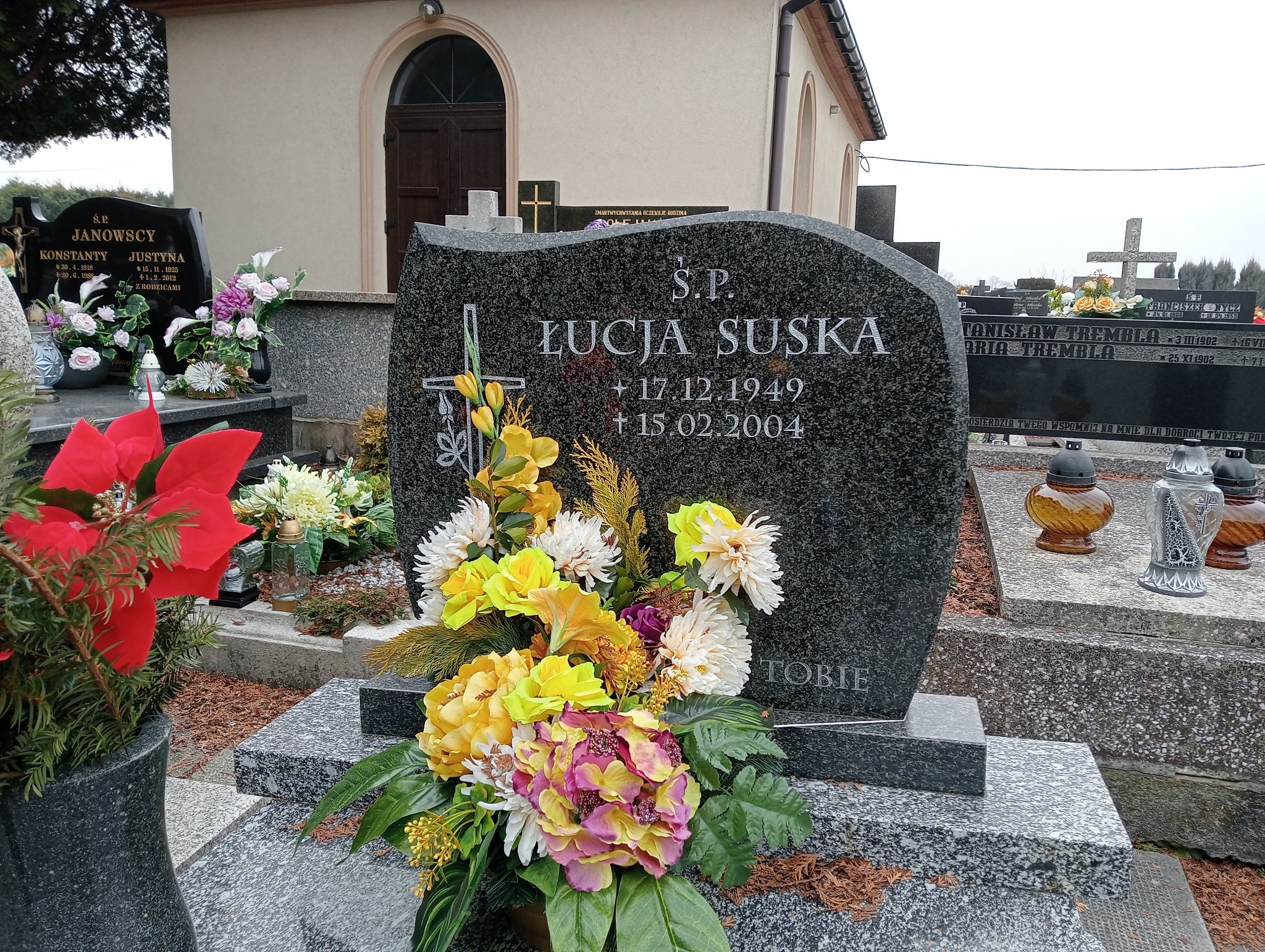 Łucja Suska 1949 Wilamowice - Grobonet - Wyszukiwarka osób pochowanych