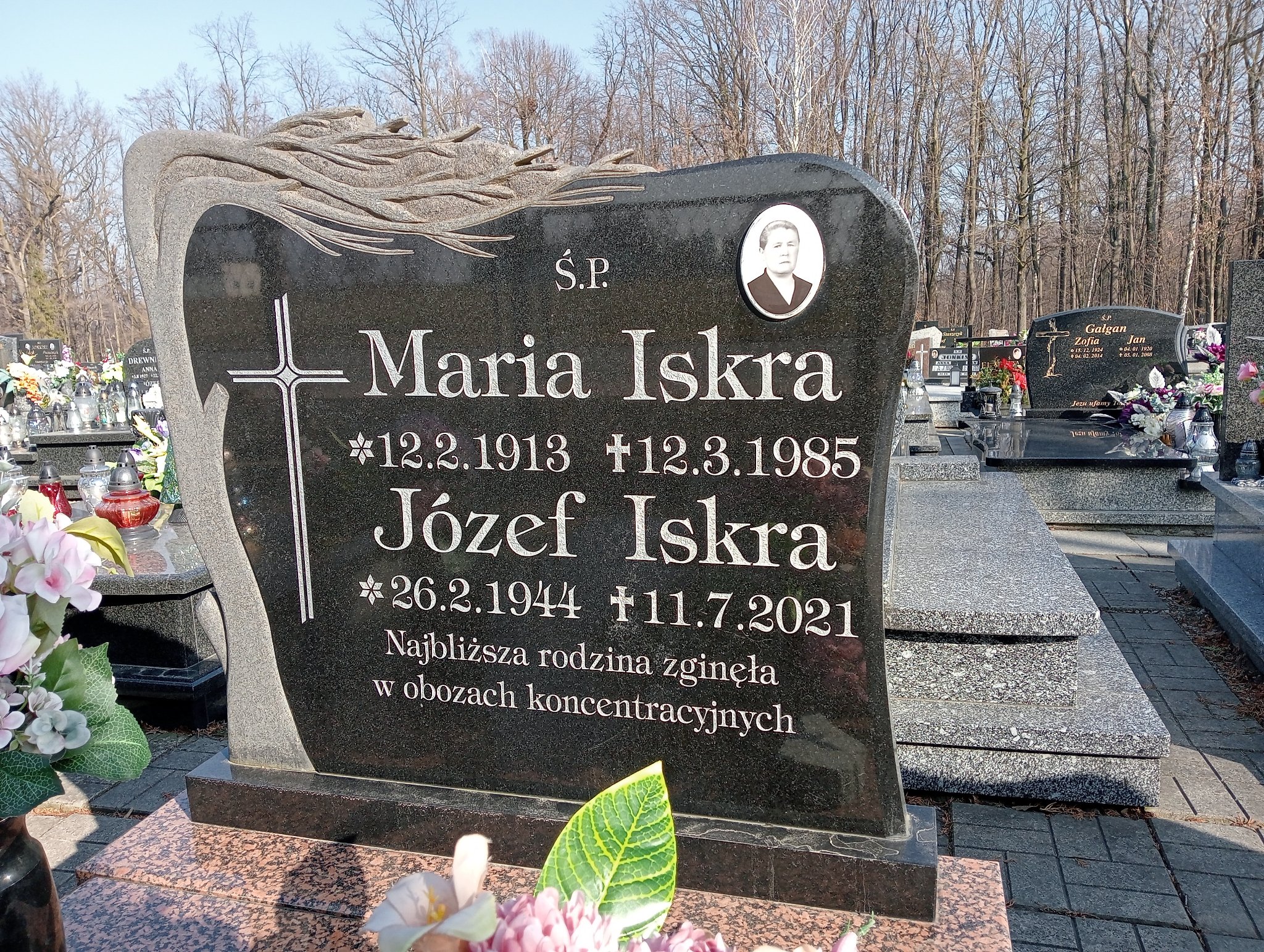 Maria Iskra 1913 Wilamowice - Grobonet - Wyszukiwarka osób pochowanych