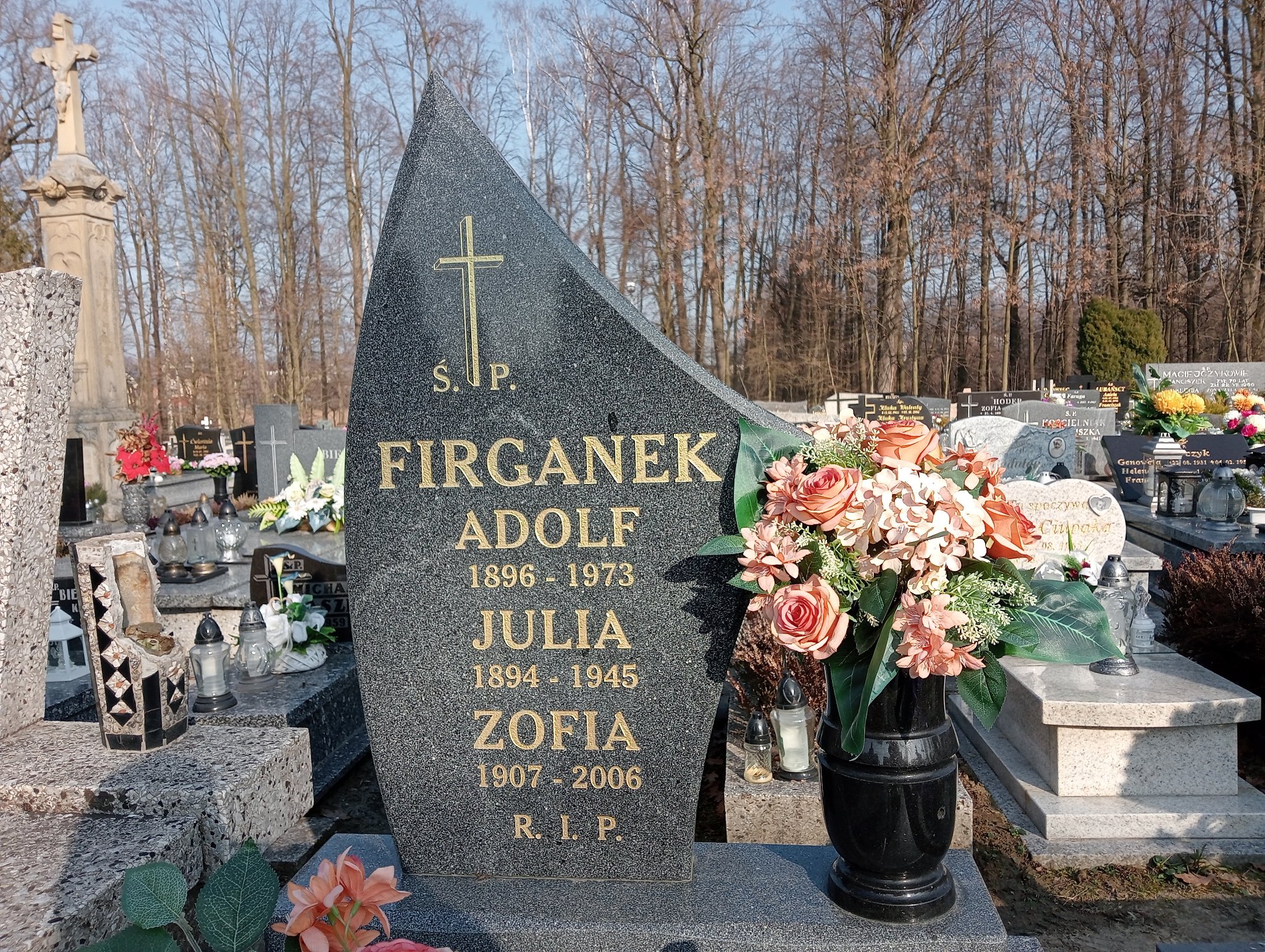 Julia Firganek 1894 Wilamowice - Grobonet - Wyszukiwarka osób pochowanych