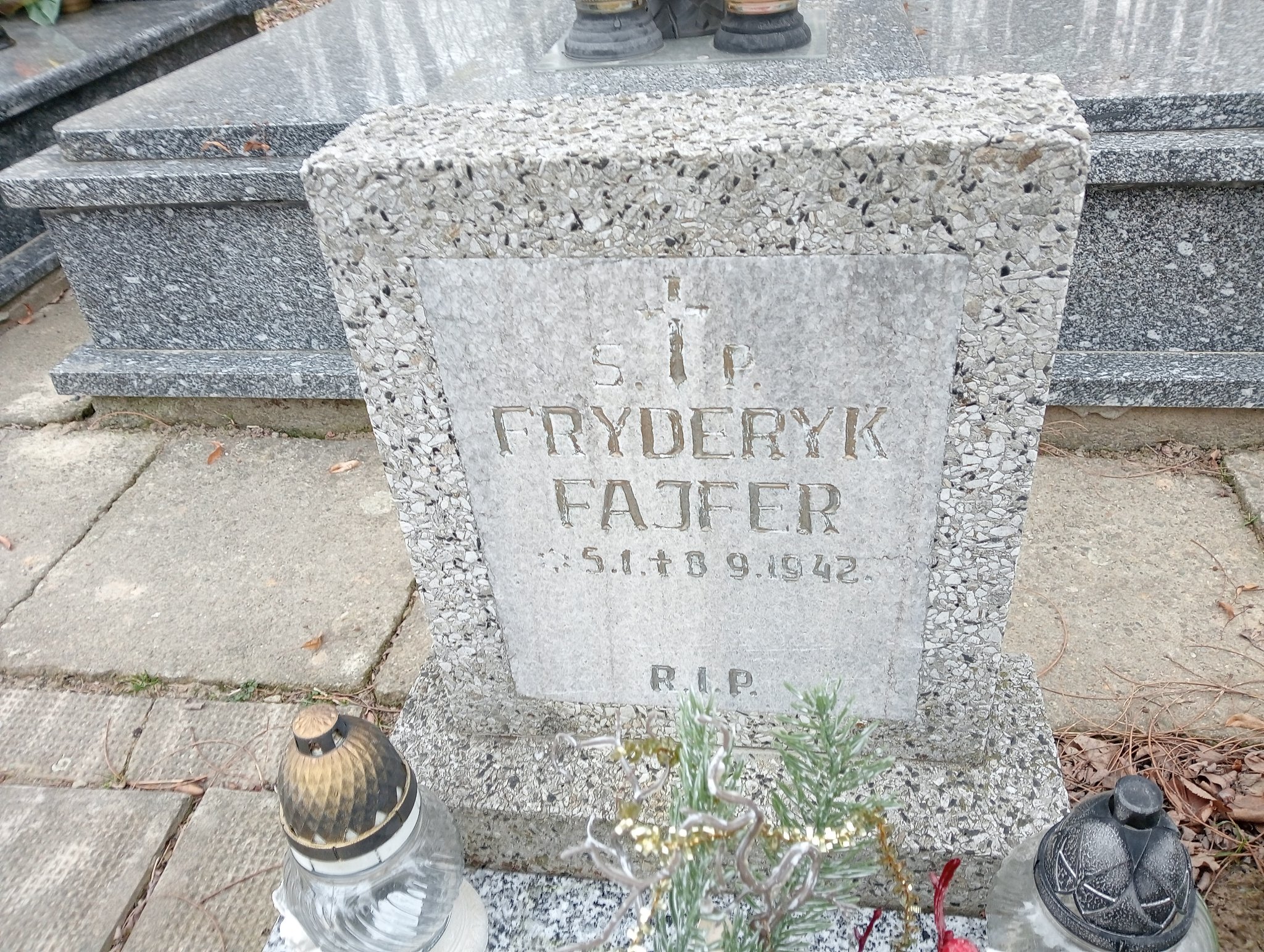 Fryderyk Fajfer 1942 Wilamowice - Grobonet - Wyszukiwarka osób pochowanych