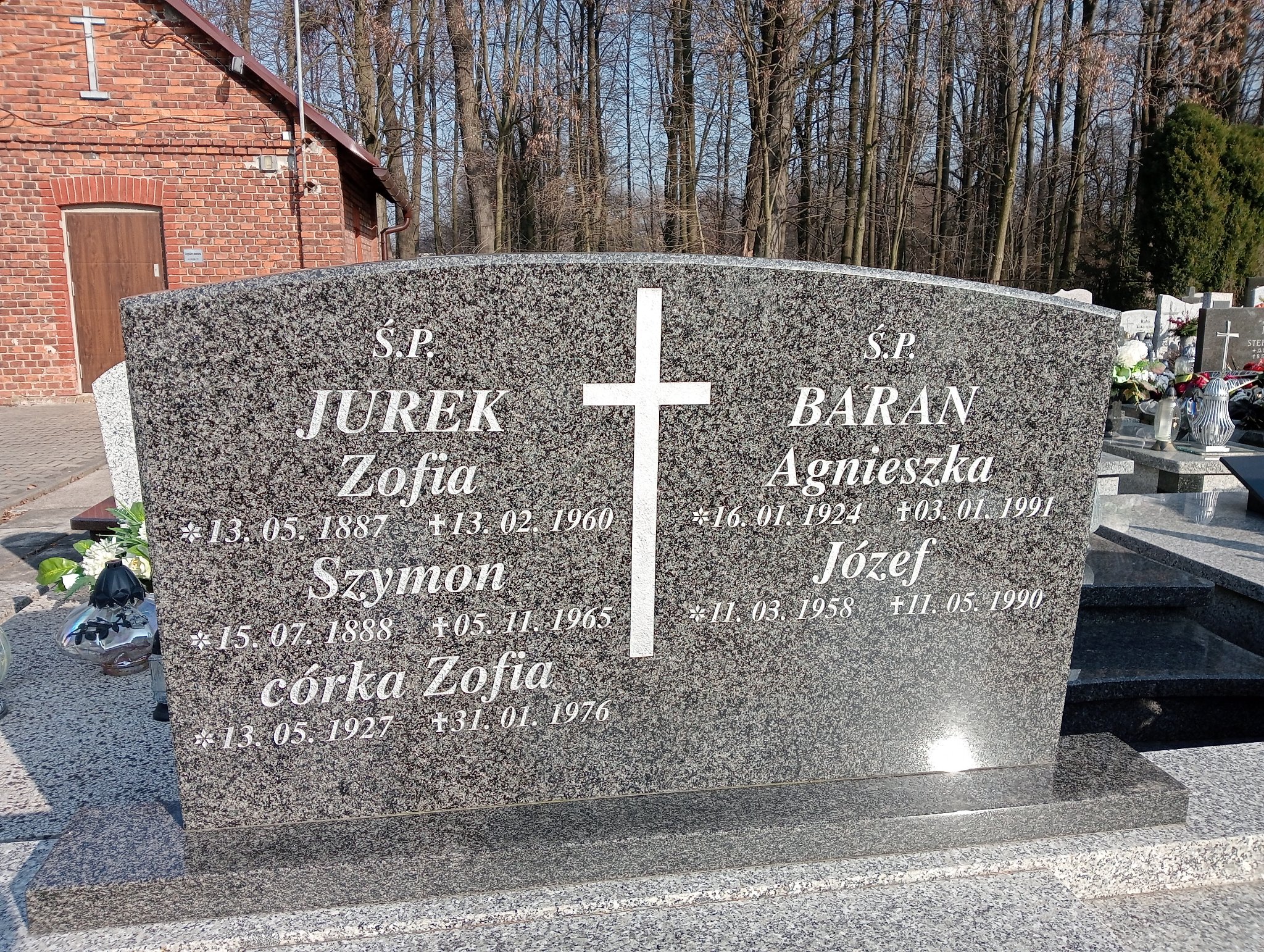 Józef Baran 1958 Wilamowice - Grobonet - Wyszukiwarka osób pochowanych