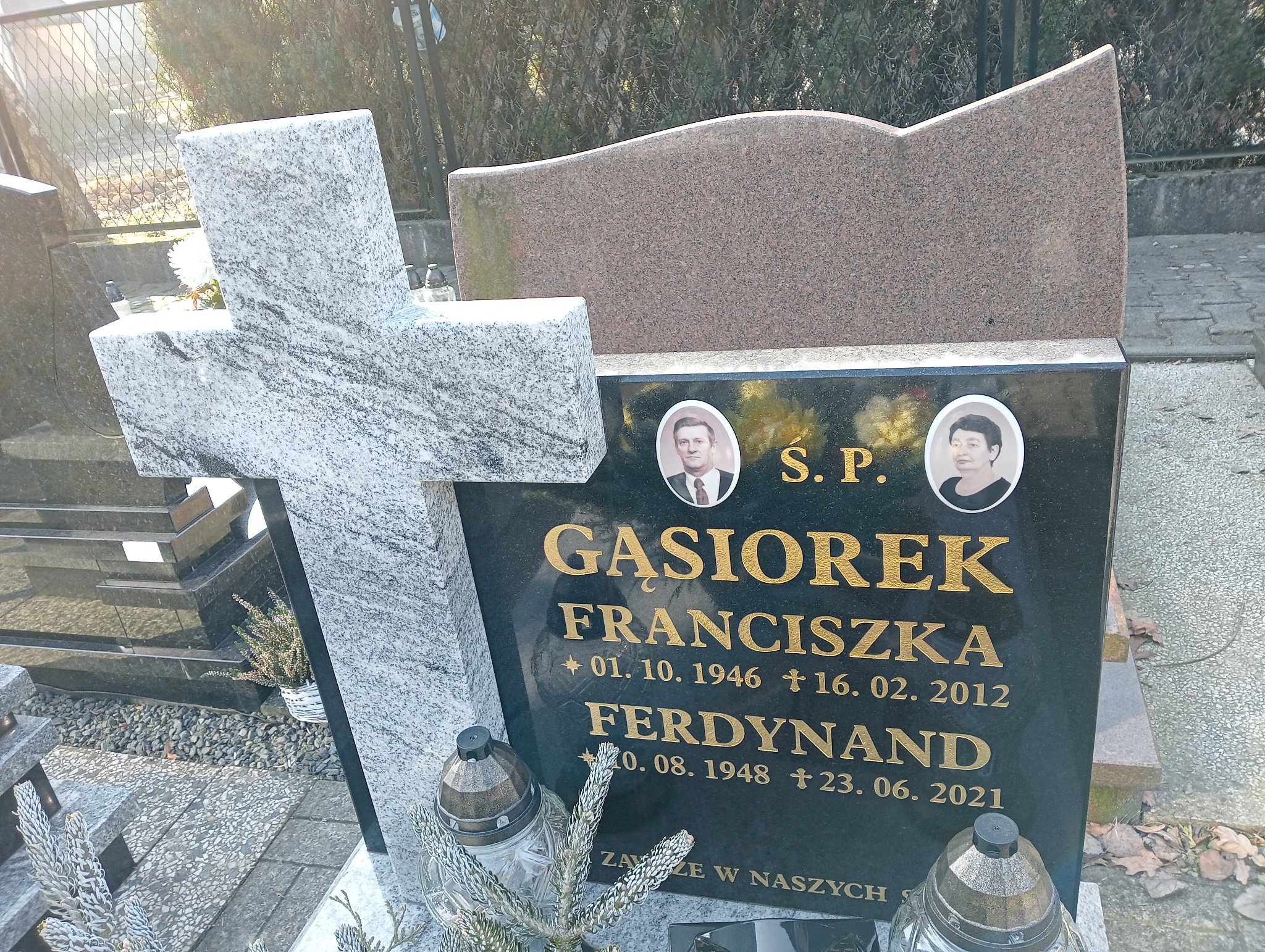 Ferdynand Gąsiorek 1948 Wilamowice - Grobonet - Wyszukiwarka osób pochowanych