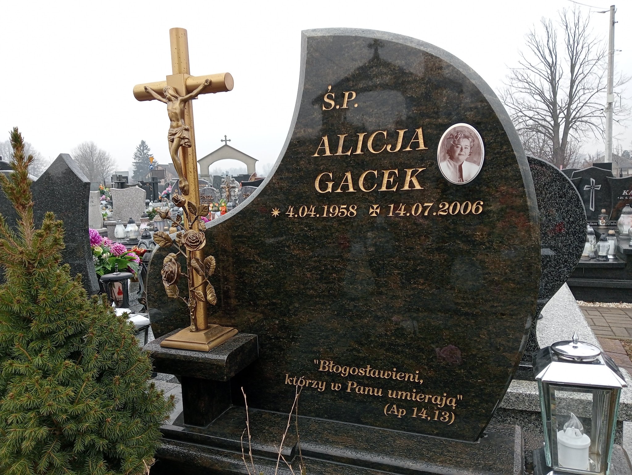 Alicja Gacek 1958 Wilamowice - Grobonet - Wyszukiwarka osób pochowanych